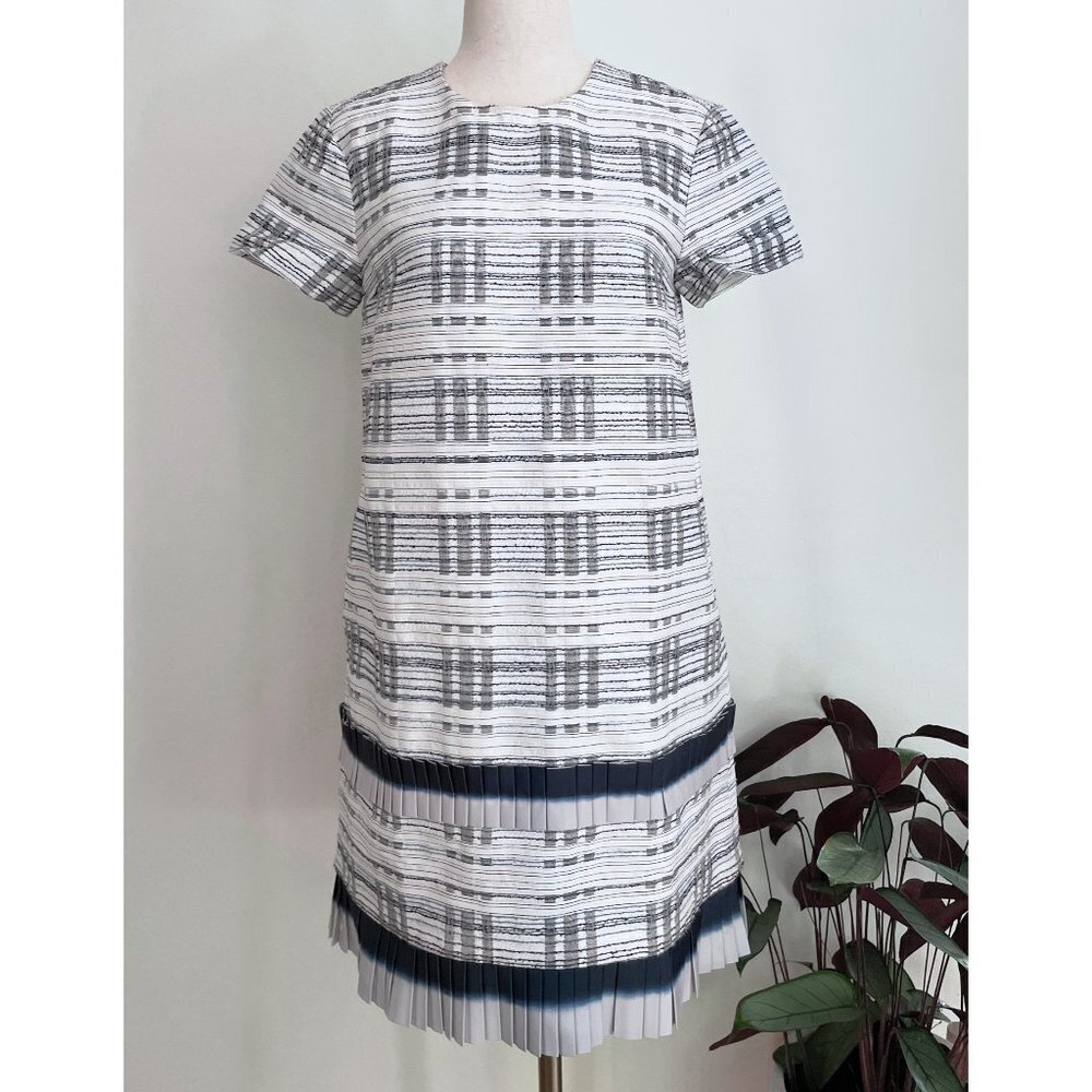 NWT SUNO Striped Ombre Pleated Bottom Shift Dress Made in the USA Size 0 XS S‌‌‌